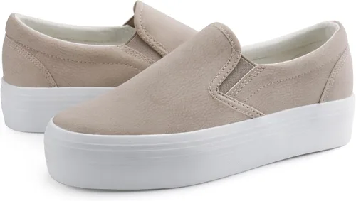 Miniatura 3 de JABASIC Mocasines de plataforma sin cordones para mujer, mocasines cómodos y casuales