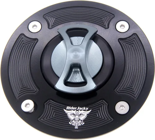 Miniatura 7 de Tapa de tanque de combustible sin llave para Suzuki HAYABUSA GSXR 1300 1999-2007, SV650/SV650S 1992-2002, GSXR600 1997-2003, GSXR750 1996-2003, Negro