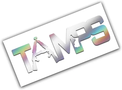 TAMPS Oil Slick - Calcomanía holográfica con emblema de la bandera de México, para automóvil, camión, SUV, ventana, calcomanías de Estados Unidos,