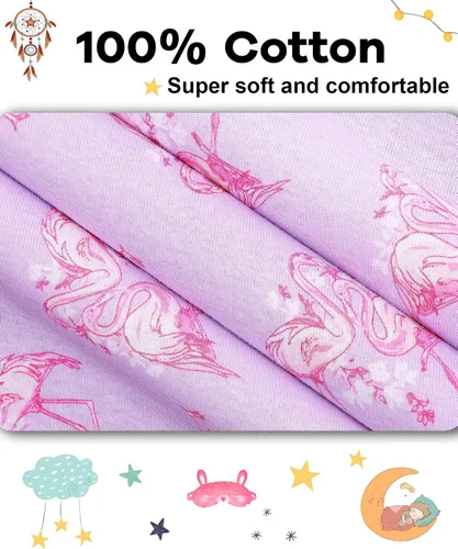 Miniatura 5 de Pijamas de Navidad para niños y niñas de 18 meses-12 años, ropa de dormir 100% algodón