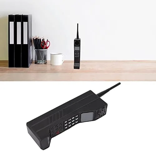 Miniatura 9 de Zerodis Adorno de ladrillo para teléfono celular, adorno retro de hierro para el hogar, sala de estar, decoración de escritorio, simulación