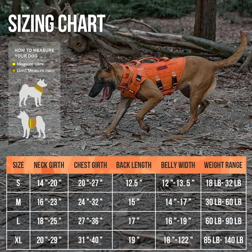 Miniatura 3 de OneTigris - Arnés táctico grande para perros, chaleco ajustable para perros sin tirones, arnés resistente para perros con asa, grandes paneles