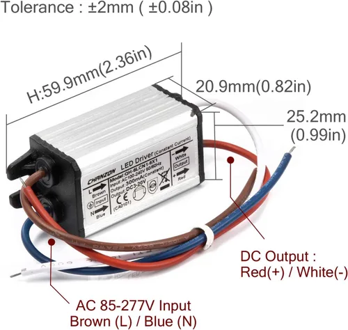 Miniatura 2 de Chófer LED de corriente constante (impermeable)