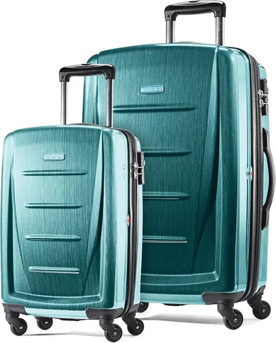 Miniatura 111 de Samsonite Winfield 2 Equipaje rígido con ruedas giratorias, Azul profundo, Juego de 3 piezas (20/24/28)