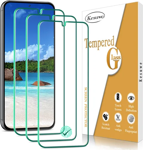 Miniatura 11 de Paquete de 3 protectores de pantalla de privacidad para Samsung Galaxy S23 5G, película de vidrio templado privado antiespía, compatible
