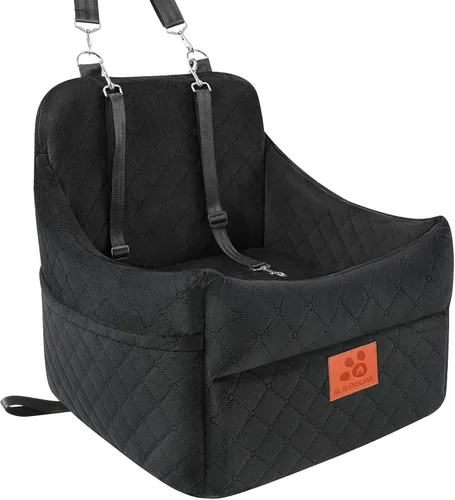 Miniatura 14 de GL GLENSLAVE Asiento de automóvil para perros pequeños/medianos, asientos elevadores de automóvil con cojín grueso para perros de menos de 35