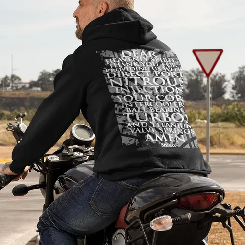 Miniatura 16 de STYLN Sudadera de manga larga con capucha Sudadera divertida con capucha unisex para adultos entusiastas del automóvil, camión, bicicleta, carreras