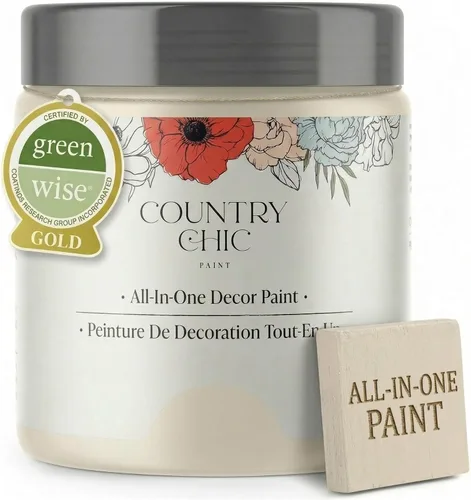 Miniatura 14 de Country Chic Pintura todo en uno estilo tiza para muebles, gabinetes, decoración del hogar, ecológica, acabado mate, imprimación incorporada y capa