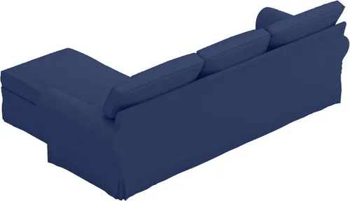 Miniatura 7 de Solo funda para sofá. Sofá de dos plazas Ektorp de algodón denso (2 plazas) con funda de repuesto para tumbona compatible con la funda de sofá