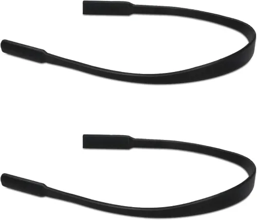 kwmobile Correas deportivas de silicona para gafas, paquete de 2 cordones deportivos delgados de silicona antideslizantes para gafas de adultos y