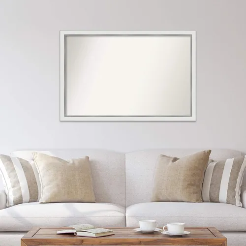 Miniatura 640 de Amanti Art Espejo personalizado, espejo estrecho de baño de oro blanco, espejo de pared o espejo de tocador de baño sobre el fregadero