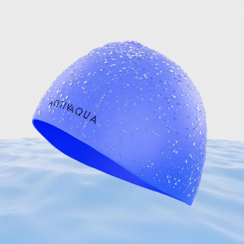 Miniatura 2 de AqtivAqua Gorro de natación de silicona impermeable/ Cómodo gorro de natación para mujeres, hombres, adultos y niños