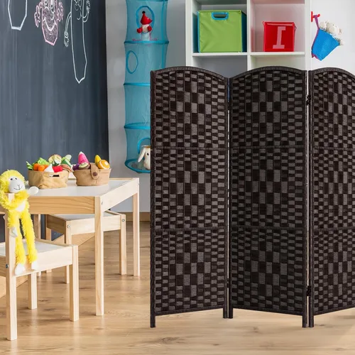Miniatura 14 de HALLYBEE Divisor de habitación pequeño, pantalla de privacidad, separadores de habitación cortos y pantallas de privacidad plegables, divisiones