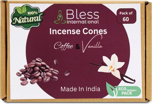 Miniatura 28 de Bless International Flor de naranja 100% natural - Conos de incienso hechos a mano, sumergidos a mano, orgánicos, sin productos químicos
