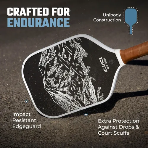 Miniatura 5 de Bison Paddles: Carbon Fiber Pickleball Paddle Set of 2 - National Parks Edition Durable Unibody Construction Textured Carbon Fiber Surface