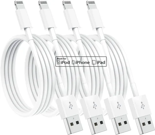Miniatura 20 de Susnwere Cable de carga extra largo para iPhone de 15 pies, [certificado Apple MFi], cable USB a Lightning de 15 pies, cable de carga rápida