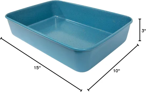 Miniatura 5 de casaWare Serie Ultimate de 15 x 10 x 3 pulgadas Peso Comercial con Revestimiento Cerámico Antiadherente Bandeja para Lasaña/Asado (Granito Azul)