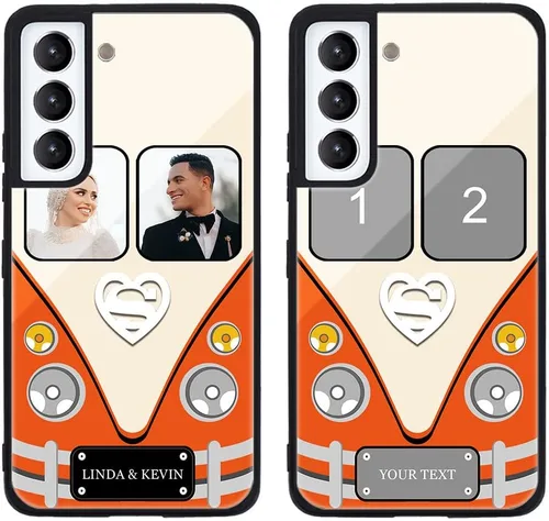 Miniatura 366 de Funda de teléfono personalizada para Samsung Galaxy S22+ / S22 Plus 5G, funda de TPU suave de vidrio templado antiarañazos personalizada con foto
