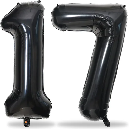 Miniatura 84 de Globos de oro rosa para cumpleaños número 16 para niñas, 40 pulgadas de gran tamaño, globos de lámina de mylar con el número 1 y 6, autoinflables
