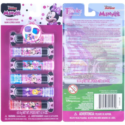Miniatura 7 de Townley Girl Minnie Mouse Ears Lip Balm, 6 CT