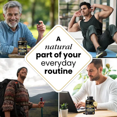 Miniatura 5 de Shilajit Cápsulas para hombres y mujeres, 16,000 mg puro del Himalaya orgánico Shilajit apoya la vitalidad y el bienestar, suplemento puro premium