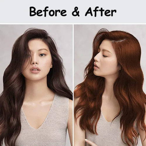 Miniatura 3 de Champú para Teñir el Cabello Marrón Cerezo 3 en 1, Champú para el Color del Cabello que Funciona en Minutos, Champú para Cabello Marrón & Champú