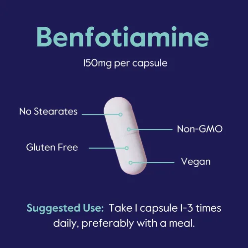 Miniatura 5 de BESTVITE Benfotiamina 150 mg (360 cápsulas vegetarianas) (120 x 3) - Sin estearatos - Sin dióxido de silicio - Vegano - Sin OMG - Sin gluten