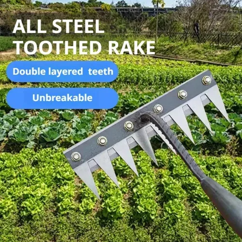 Miniatura 2 de Gardenia - Rastrillo de deshierro, rastrillo de hierro Gardenia 2025, rastrillo de hierro resistente, rastrillos de hierro para jardinería