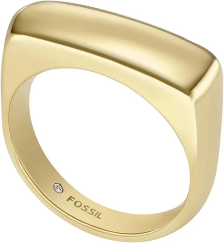 Miniatura 3 de Fossil Anillo de acero inoxidable chapado para mujer