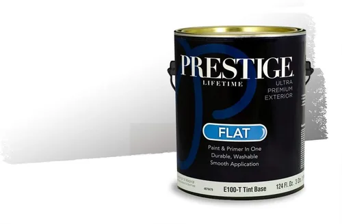 Miniatura 508 de Pintura Exterior + imprimación PRESTIGE, todo-en-uno, 1 galón, acabado mate, color comparable al Valspar* Royal Gray* VS151-Gris real