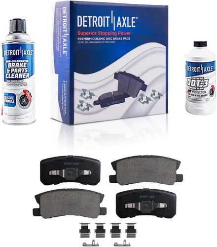 Miniatura 81 de Detroit Axle - Pastillas de Freno para Nissan Altima Sentra 350Z Juke INFINITI G35, Pastillas de Freno Cerámica Delanteras y Traseras Reemplazo