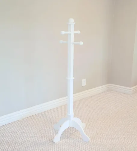 Miniatura 3 de Frenchi Home Furnishing Perchero de abrigos para niños Blanco