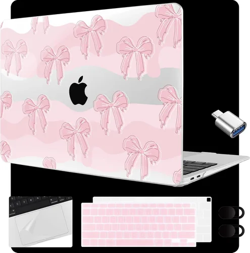 Miniatura 47 de MEEgoodo para MacBook Air de 13.3 pulgadas, funda 2021 2020 2019 2018 A2337 M1 A2179 A1932, carcasa transparente para MacBook Air M1, carcasa dura