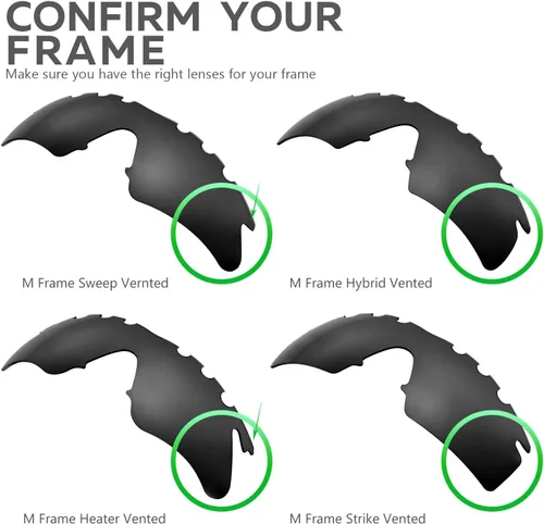 Miniatura 4 de Walleva Vented Replacement Lenses + Rubber for Oakley M Frame Heater Sunglasses - Multiple Options Available