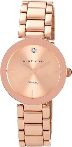 Miniatura 15 de Anne Klein Reloj de pulsera con esfera de diamante genuino para mujer