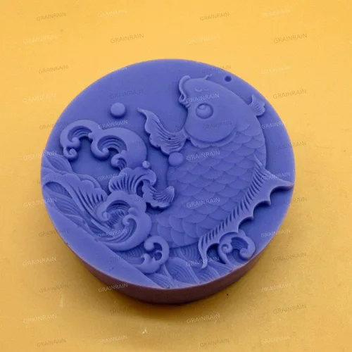 Miniatura 3 de Craft Art - Molde de silicona para jabón, moldes de silicona hechos a mano para hacer jabón (11293)