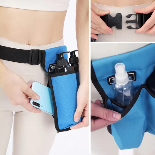 Miniatura 4 de Bolsa de botella de masaje, funda para masaje, funda para masaje, loción de masaje, funda de aceite de masaje (YR-1KD-negro)