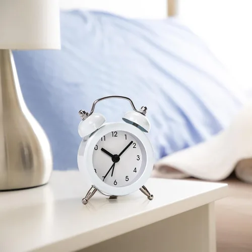 Miniatura 6 de Noamus 6 relojes despertadores de campana gemela, alarma fuerte de 2 pulgadas, pequeño y lindo reloj despertador analógico, reloj de viaje vintage