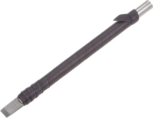 uxcell Cuchillo para tallar cinceles de madera, herramienta de mano para carpintería con punta plana de carburo de tungsteno de 0.315 in, 5.906 in