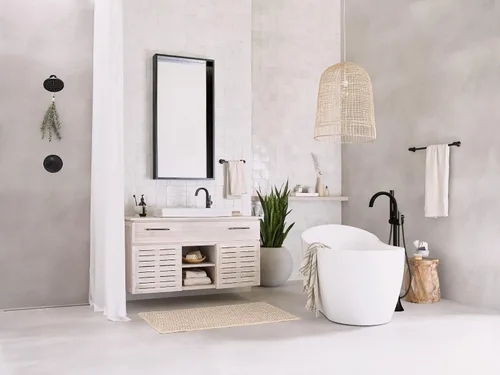 Miniatura 3 de Moen Doux Posi-Temp TS2202BL - Kit de ducha negro mate, requiere válvula Mate negro