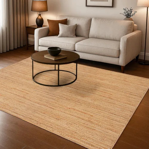 Miniatura 22 de Hausattire Alfombra Trenzada Bohemia de 2'x3' - Multicolor, Alfombras Pequeñas de Yute y Algodón Estilo Granja para Entrada, Sala