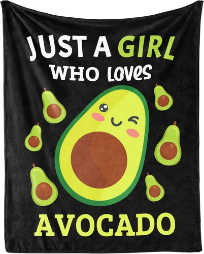 Miniatura 14 de Manta de aguacate – suave, mullida y cálida – Manta pequeña de 30 x 40 pulgadas para sofá, oficina, verde lindo regalo para niñas y niños