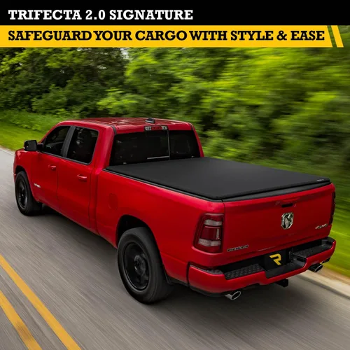 Miniatura 4 de RealTruck Extang Trifecta 2.0 Signature - Cubierta plegable suave para caja de camioneta 94475 Se adapta a Ford F-150 2015-2020 5 pies 7