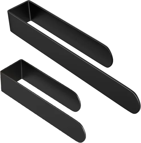 Miniatura 15 de HUFEEOH Paquete de 2 soportes adhesivos para toallas de mano, soporte adhesivo para toallas montado en la pared, soporte de toalla de cocina