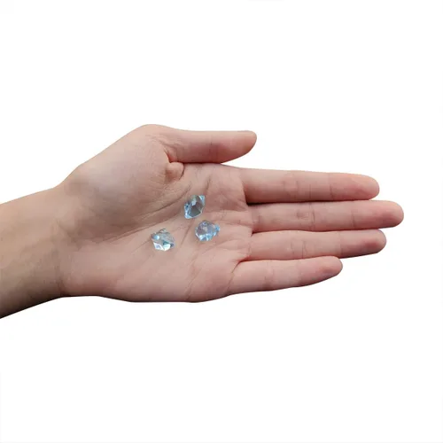 Miniatura 2 de 300 piedras de hielo acrílicas, piedras de hielo, cristales falsos a granel, diamantes de plástico para relleno de jarrón, decoración de boda, mesa
