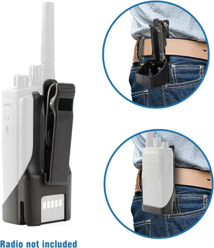 Miniatura 3 de 2 piezas HKLN4510 HKLN4510A RM Series Clip de cinturón giratorio para MOTOROLA RMM2050 RMU2040 RMU2080 RMU2080D RMV2080 Radios portátiles