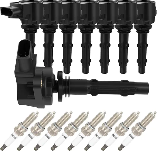 Miniatura 8 de ECCPP UF535 8 bobinas de encendido con 8 bujías de iridio para Dodge para Mercedes-Benz Sprinter 2500 3500 C280 C350 CL550 CLS550 SL550 2011 2012