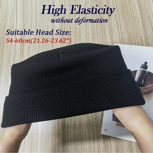 Miniatura 2 de Gorro de punto para hombres y mujeres, cálido y lindo gorro para invierno