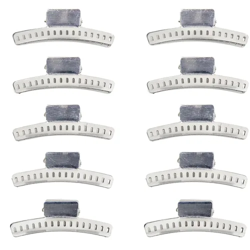 Miniatura 7 de Clips de ajuste de onda de mariposa de aluminio - Juego de 10 - 2" Marcel Wave Clips