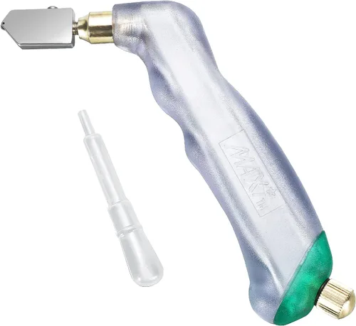 NewShark Empuñadura de pistola de vidrio (0.19 pulgadas - 0.59 pulgadas), agarre ergonómico, herramienta de corte de vidrio de carburo de tungsteno